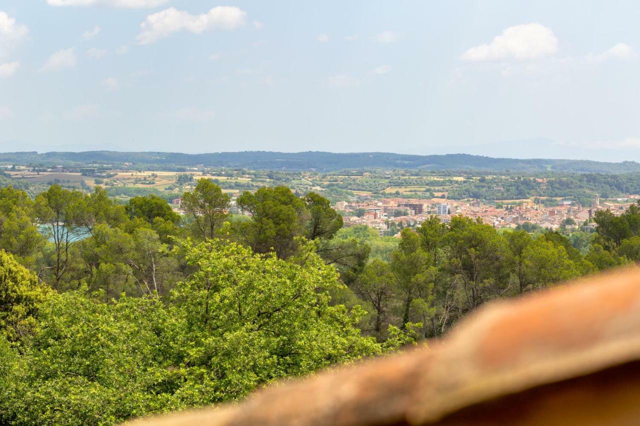 Hostal Mas Rovira Banyoles Exterior foto